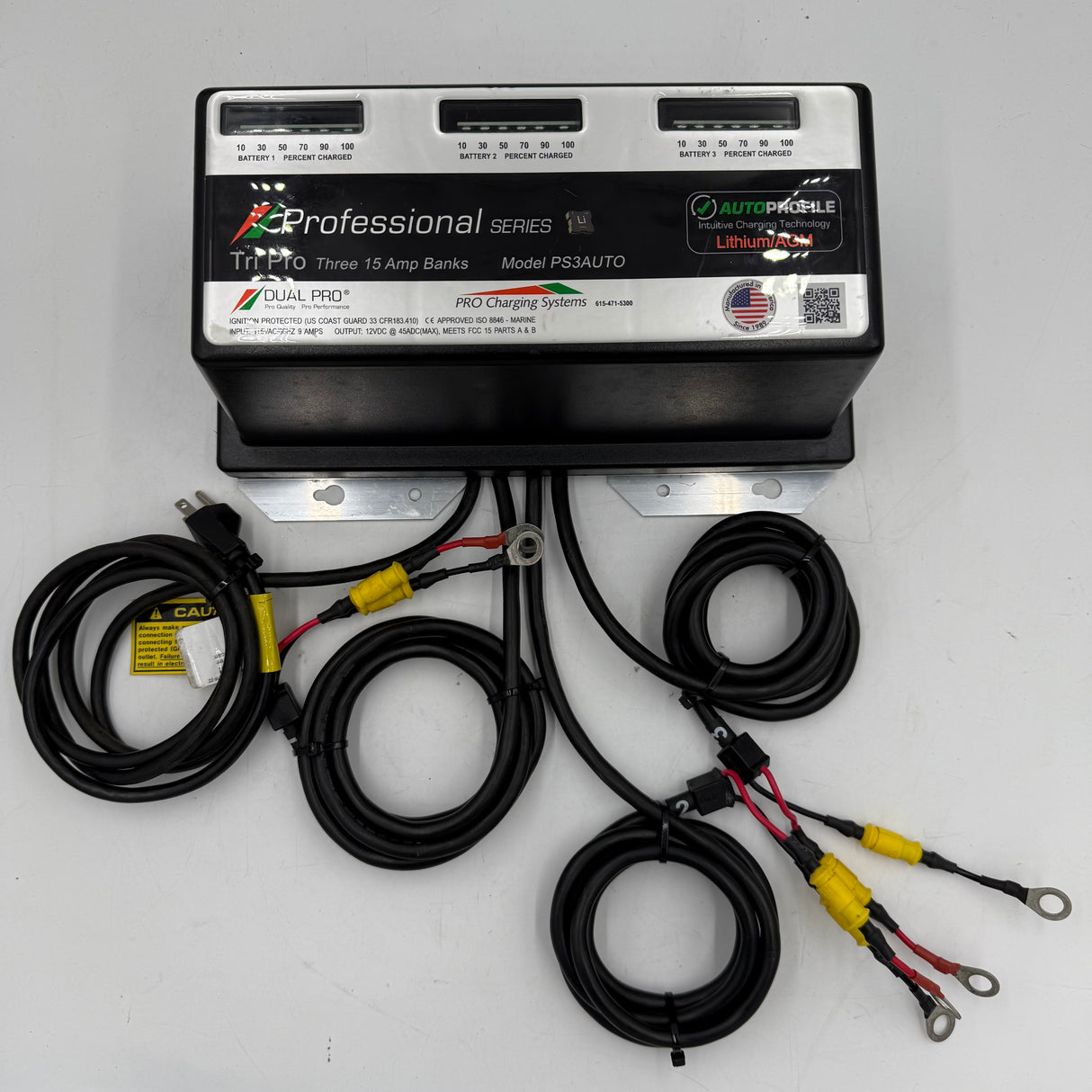 DUAL PRO 3-BANK CHARGER