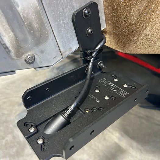 H.O.E JACKPLATE TRANSDUCER MOUNT HUM/LOW — Hennessey Outdoor Electronics
