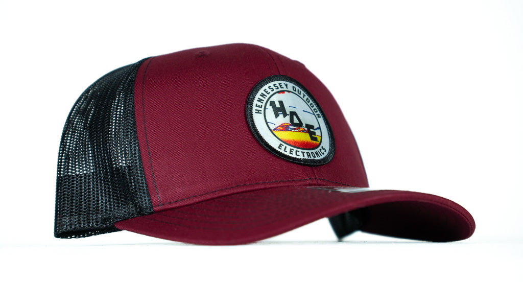 H.O.E Sonar Hat - Cardinal Red with Black