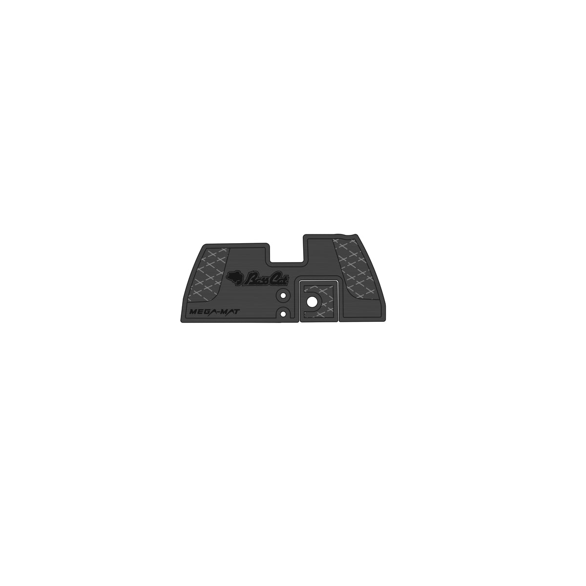 Ulta-Mat by Hennessey Outdoors - BASSCAT 2020 CARACAL  BELT LINE GHOST full boat