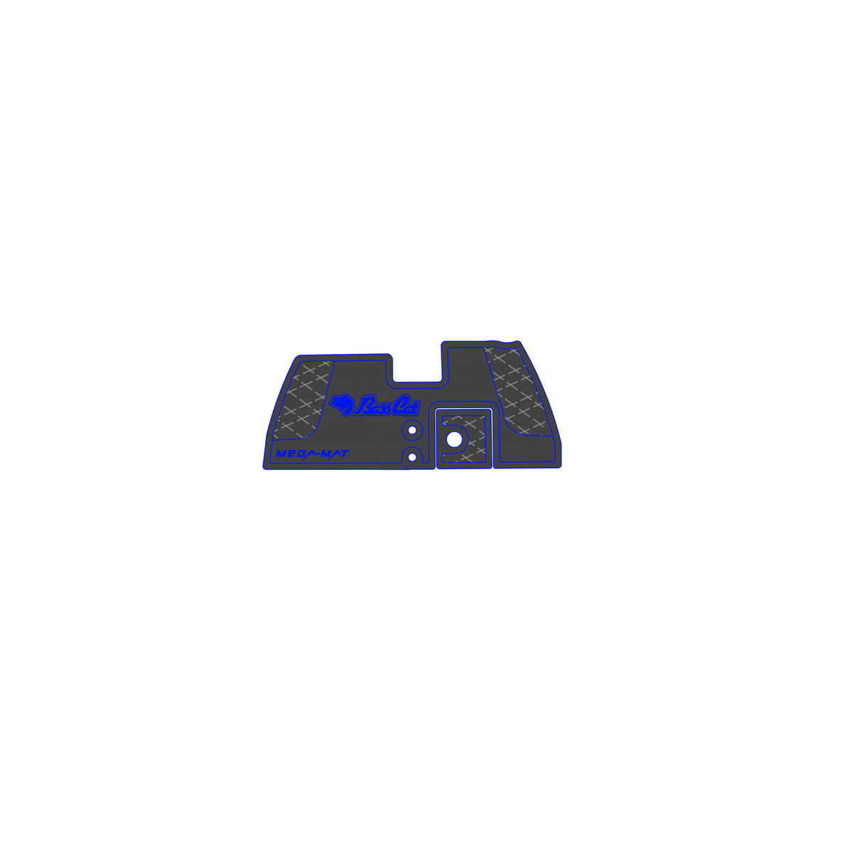 Ulta-Mat by Hennessey Outdoors - BASSCAT 2020 CARACAL  BELT LINE GHOST full boat