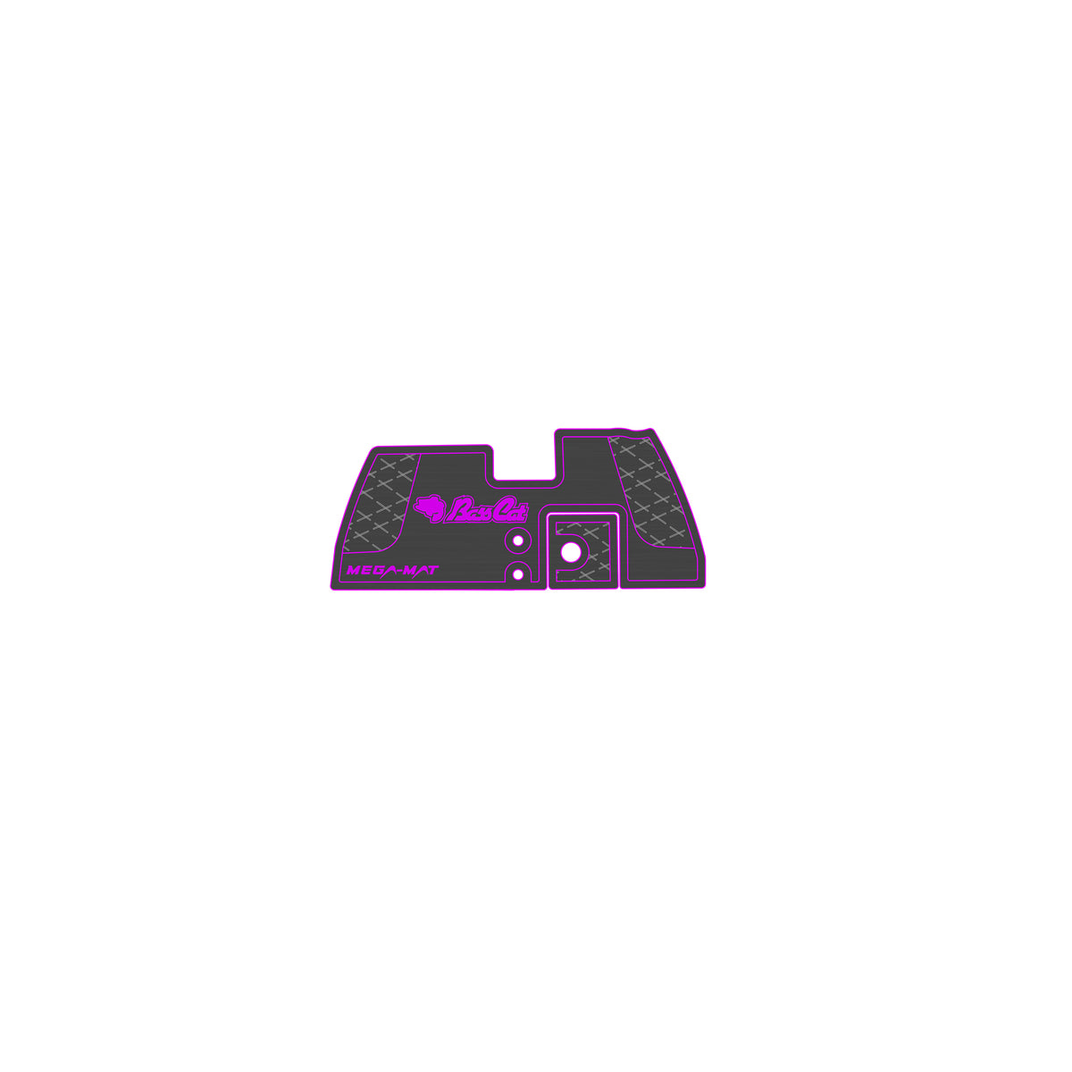 Ulta-Mat by Hennessey Outdoors - BASSCAT 2020 CARACAL  BELT LINE GHOST full boat