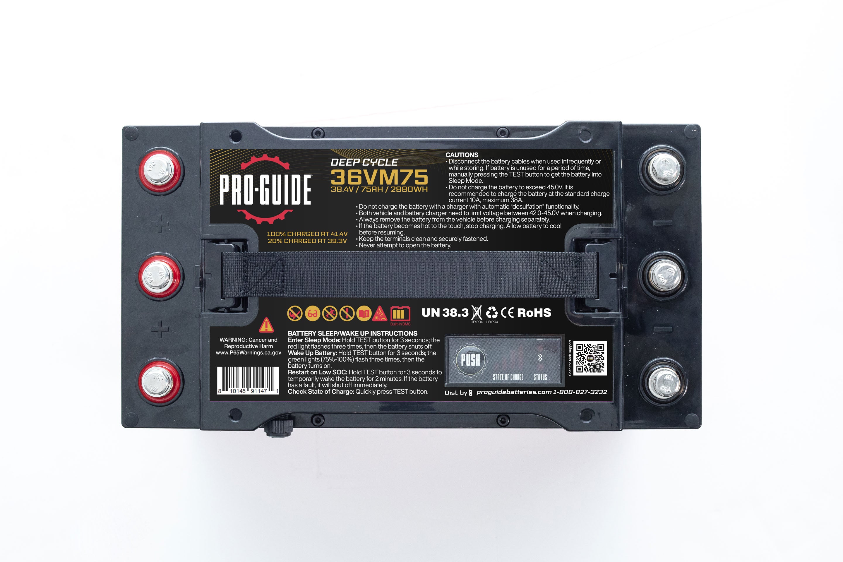 Pro-Guide 36v 75Ah Lithium Battery – Hennessey Outdoor Electronics