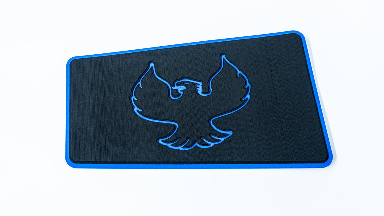 Phoenix Co-Angler Ulta-Mat: Black with Blue Outline