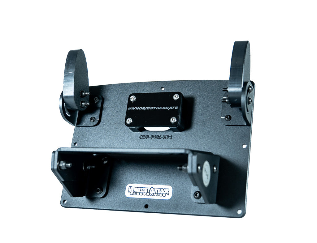N H.O.E. SINGLE CONSOLE MOUNT SYSTEM - PHOENIX 5" GAUGE 10.75"W X 7.75"H
