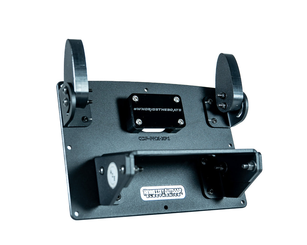 N H.O.E. SINGLE CONSOLE MOUNT SYSTEM - PHOENIX 5" GAUGE 10.75"W X 7.75"H