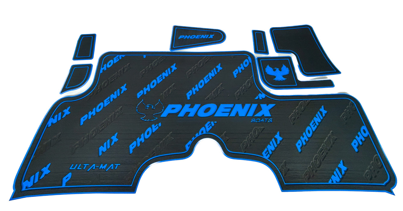 Ulta-Mat Phoenix Elite Cockpit and Bonus Pads in Black/Blue PHX Pattern