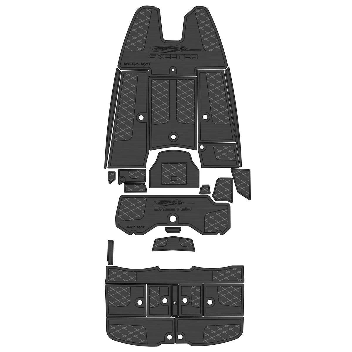 Ulta-Mat by Hennessey Outdoors - SKEETER 2022 FXR20 BELT LINE GHOST full boat