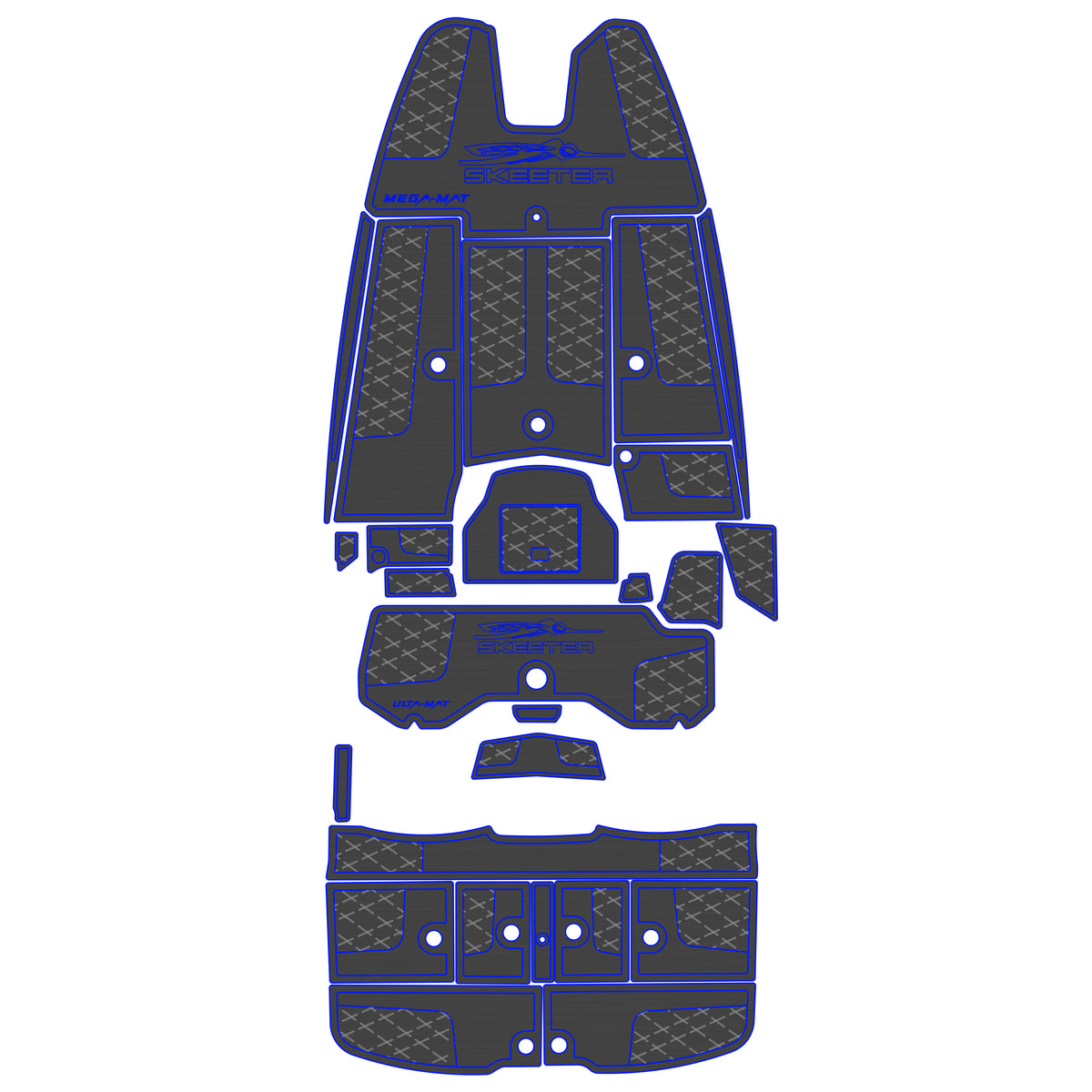 Ulta-Mat by Hennessey Outdoors - SKEETER 2022 FXR20 BELT LINE GHOST full boat
