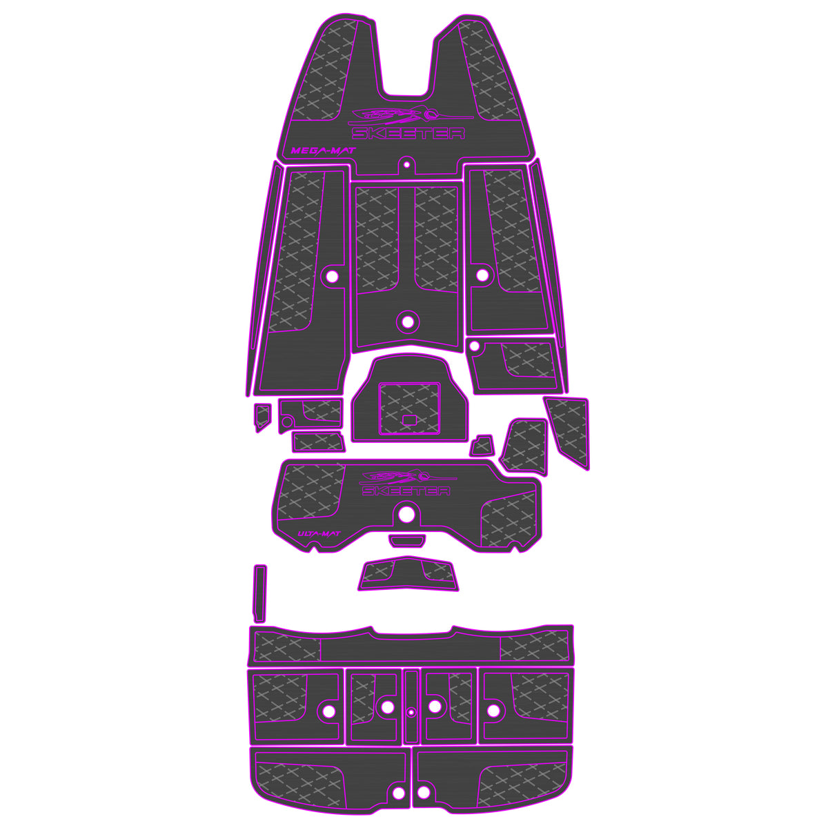 Ulta-Mat by Hennessey Outdoors - SKEETER 2022 FXR20 BELT LINE GHOST full boat