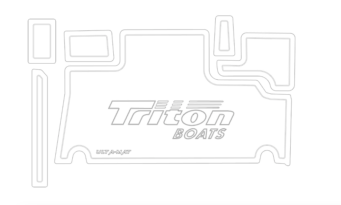 Ulta-Mat 2005-2006 Triton TR20x/TR21X Cockpit and Bonus Pads in Sicard/Black