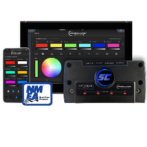SHADOW-CASTER LIGHT COMMANDER VERSION 2 - 6-ZONE LIGHTING CONTROLLER W/BLUETOOTH/WI-FI, NMEA 2000 & HTML ETHERNET CONNECTIVITY