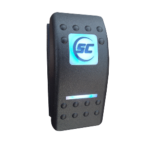 SHADOW-CASTER 3-POSITION ON/OFF/MOMENTARY MARINE LED LIGHTING SWITCH