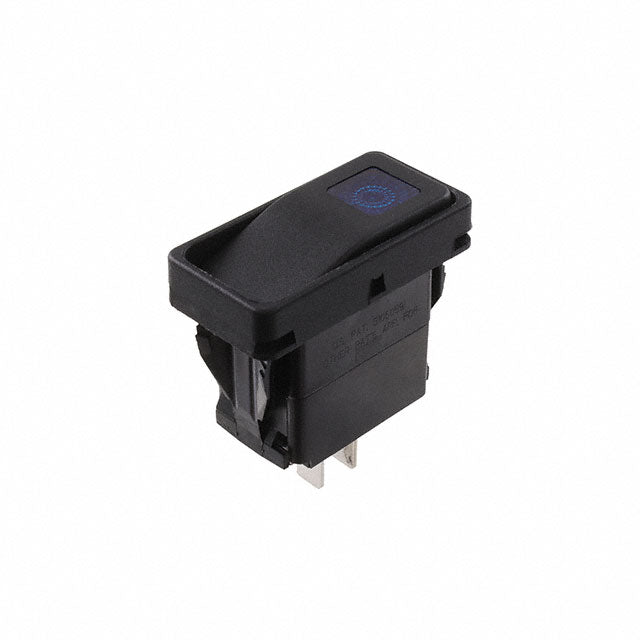 V-Series Contura Rocker Switch SPST 15A 24A Panel Mount Snap-In