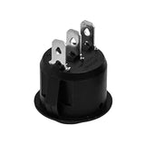 KC FLEX ERA Light Switch - 3-Position Rocker - Round - Black