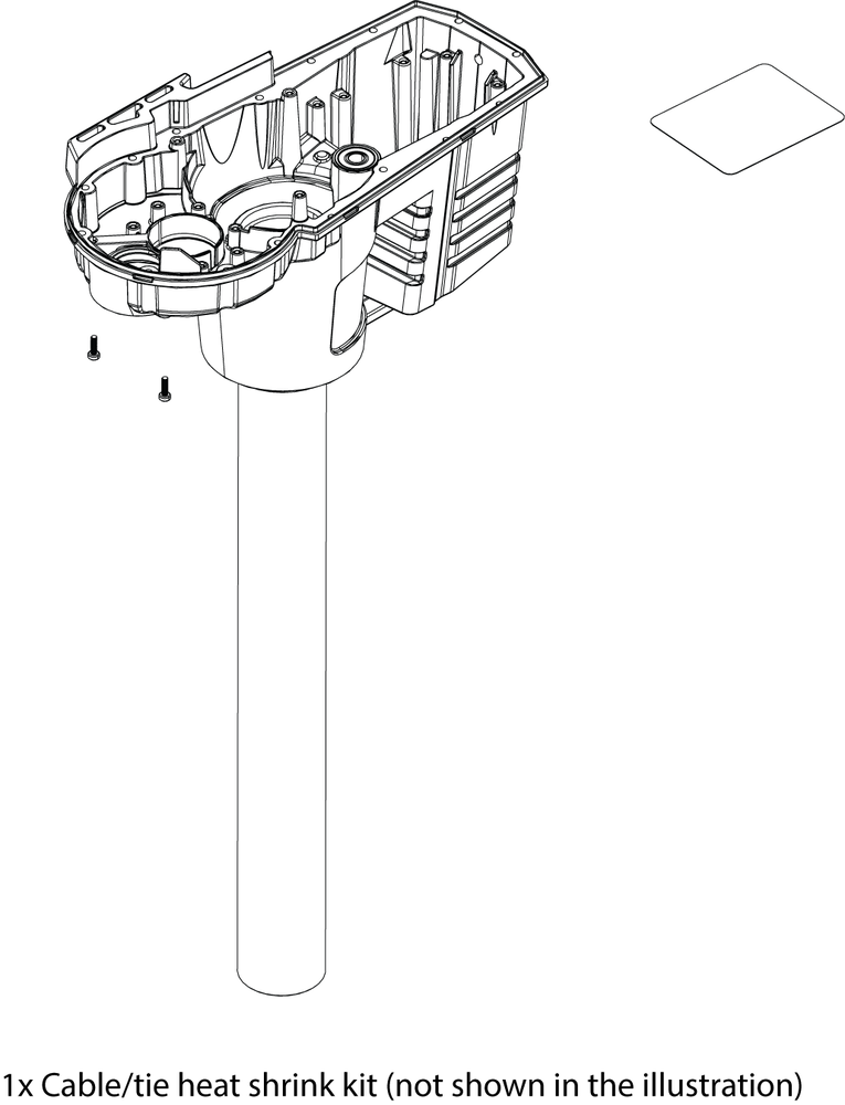 Ghost LOWER HOUSING ASSY, OUTER SHAFT KIT, 47"
