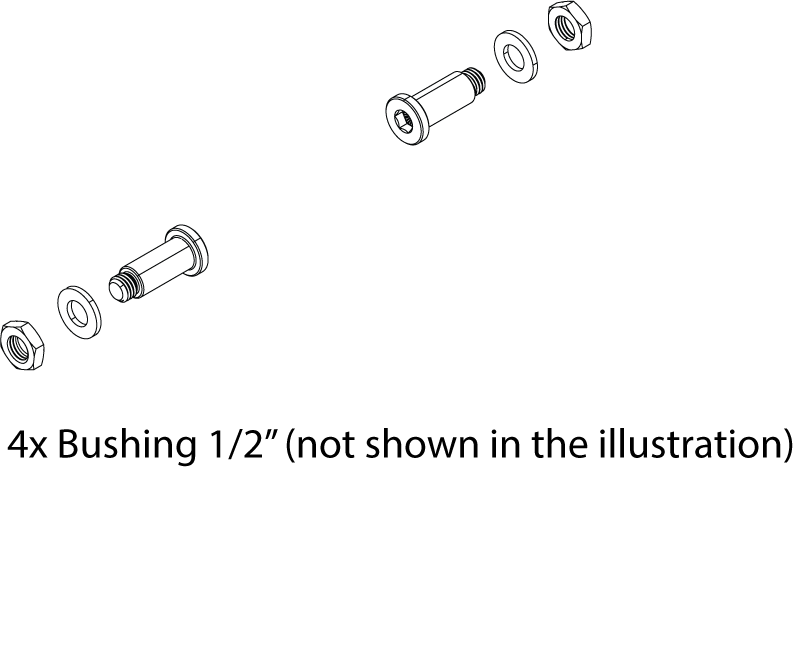 Ghost LOWER EXTRUSION HARDWARE KIT