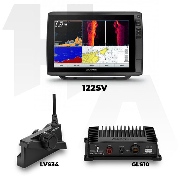 Garmin ECHOMAP Ultra 122sv (no transducer) & Panoptix LiveScope