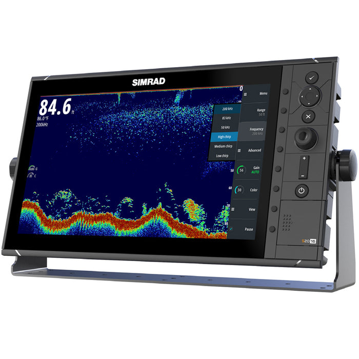 Simrad S2016 16" Fishfinder w/Broadband Sounder Module & CHIRP Technology - Wide Screen