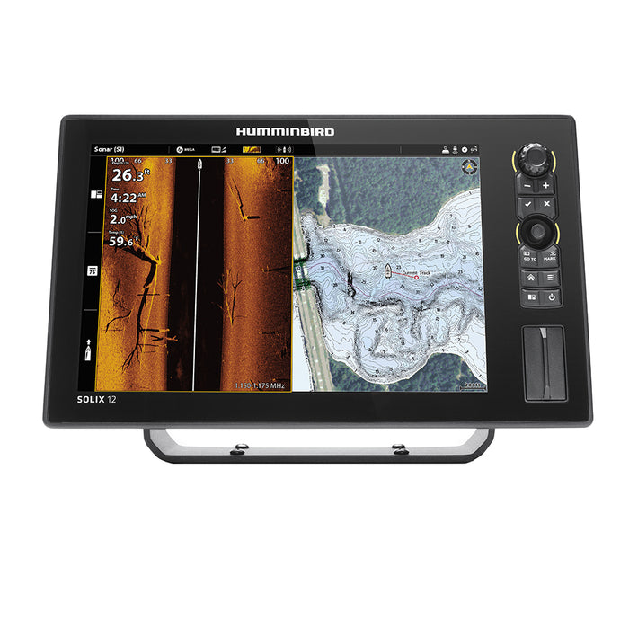 Humminbird SOLIX 12 CHIRP MEGA SI+ G3 CHO Display Only — Hennessey Outdoor  Electronics