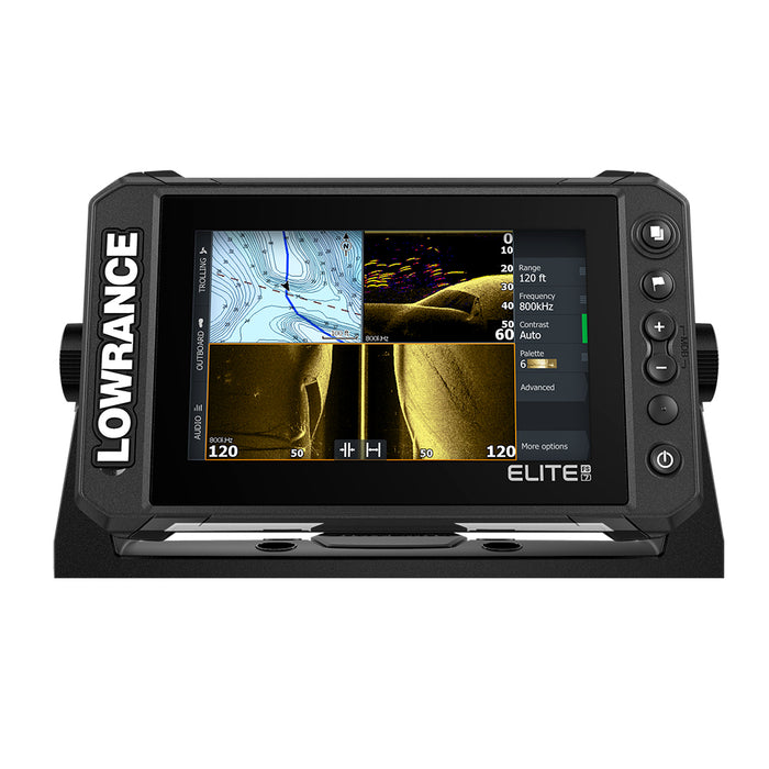 Lowrance Elite FS 7 Chartplotter/Fishfinder w/Active Imaging 3-in-1 Transom Mount Transducer