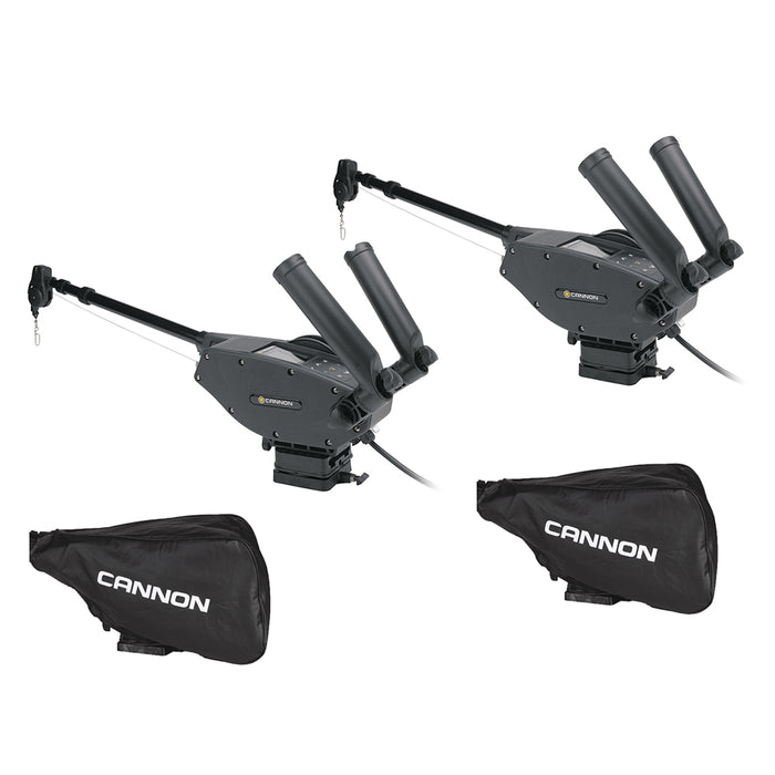 Cannon Optimum 10 BT Electric Downrigger 2-Pack w/Black Covers