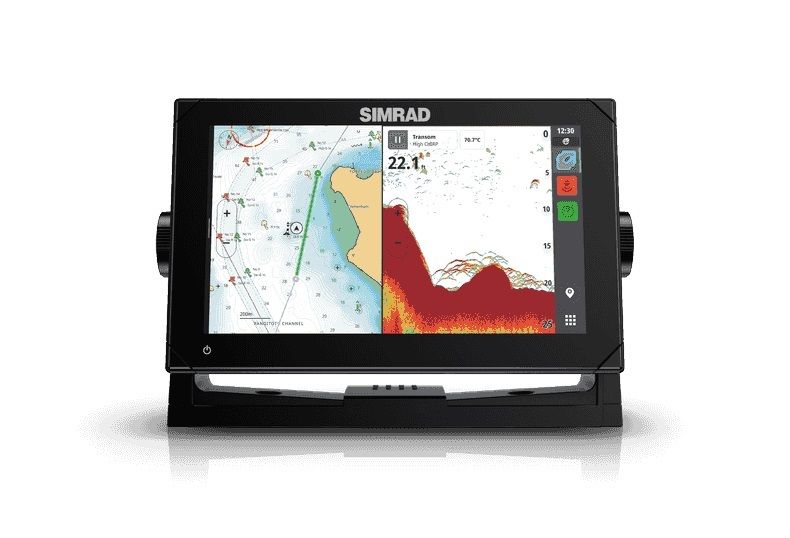 Simrad NSX 3009 - Smart Chartplotter / fishfinder. Active Imaging™ 3-in-1 transducer. C-MAP® DISCOVER™ X chart included
