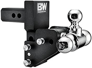 B&W Trailer Hitches MultiPro Tow & Stow - Fits 2" Receiver, Tri-Ball (1-7/8" x 2" x 2-5/16"), 2.5" Drop, 10,000 GTW - TS10064BMP